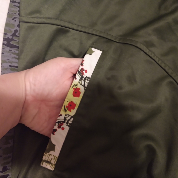 Five Pointz Cherry Blossom Sakura Zip Up Y2K Jacket 3XL - Picture 2 of 8